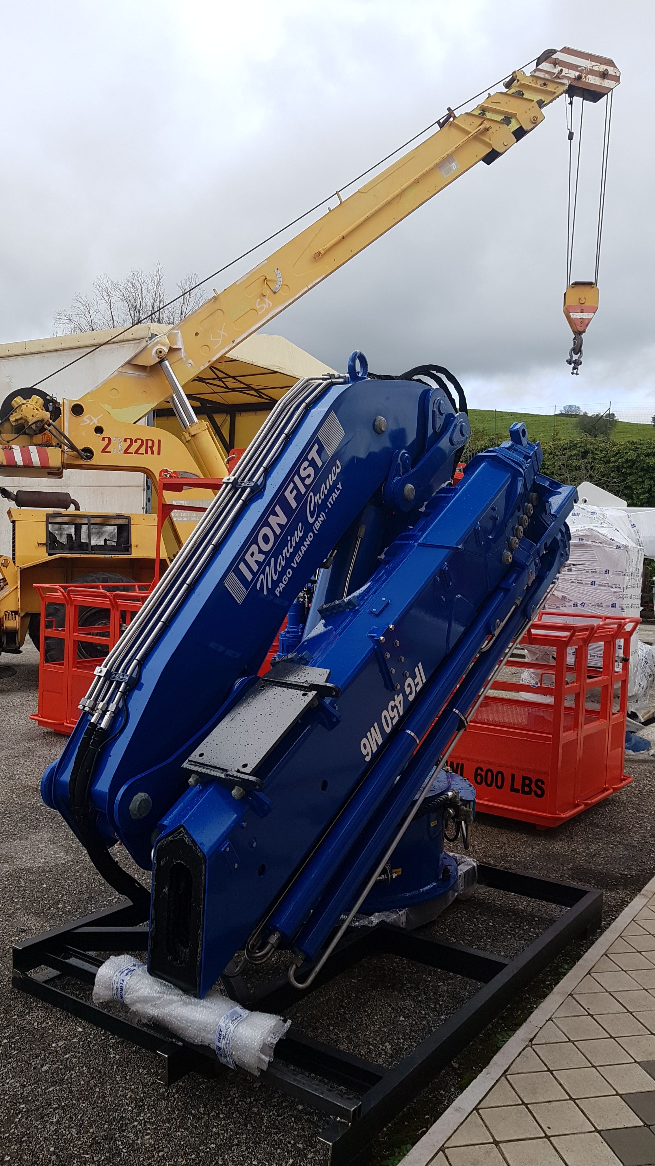 Cranes Oilpower Hydraulics have many cranes in our inventory.